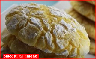 biscotti di pasta frolla al limone