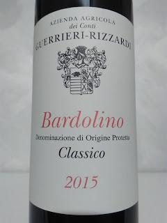 Bardolino Dop Classico 2015, azienda agricola Conti Guerrieri Rizzardi