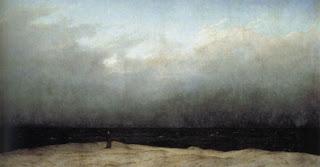 Il monaco il riva al mare di Caspar David Friedrich (1808...