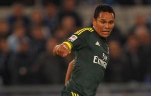 ROME, ITALY - NOVEMBER 01: Carlos Bacca of AC Milan in action during the Serie A match between SS Lazio and AC Milan at Stadio Olimpico on November 1, 2015 in Rome, Italy. (Photo by Paolo Bruno/Getty Images)