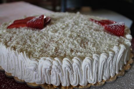Bavarese al cioccolato bianco e Gelèe di fragole IMG_2409.JPG
