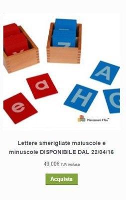 materiale montessori materiale montessori acquisto online
