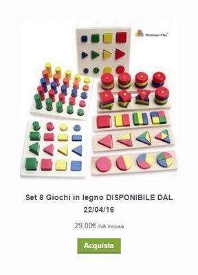 materiale montessori materiale montessori acquisto online