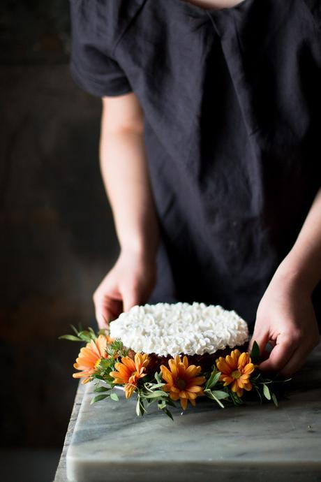 Torta di carote e cioccolato bianco Carrot cake