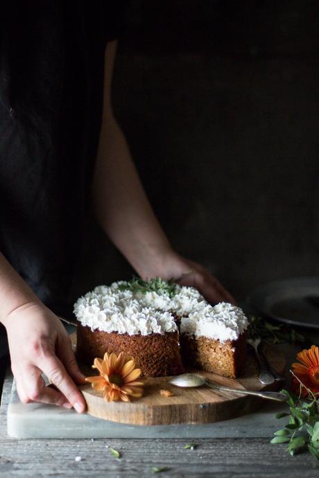 Torta di carote e cioccolato bianco Carrot cake