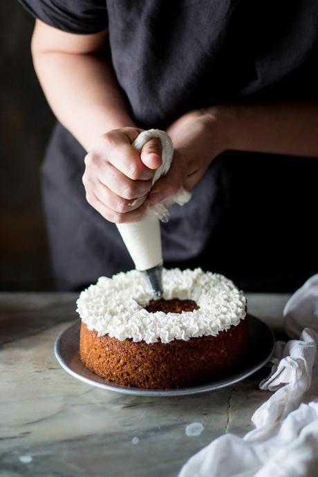 Torta di carote e cioccolato bianco Carrot cake