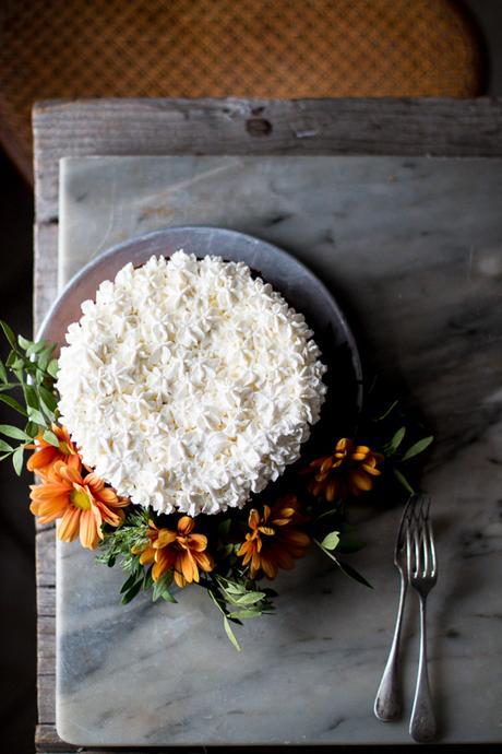 Torta di carote e cioccolato bianco Carrot cake