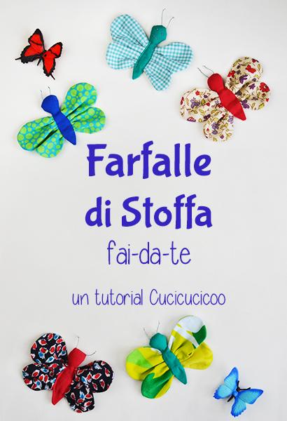 Tutorial Come Fare Una Farfalla Di Stoffa Fai Da Te Paperblog