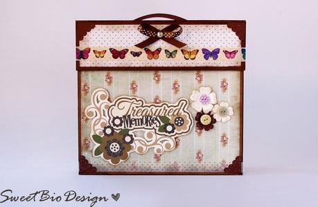 Scatola Valigia porta Album - Suitcase box Album holder DIY Scatola Valigia porta Album - Suitcase box Album holder DIY