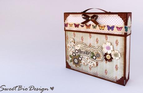 Scatola Valigia porta Album - Suitcase box Album holder DIY Scatola Valigia porta Album - Suitcase box Album holder DIY