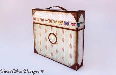 Scatola Valigia porta Album - Suitcase box Album holder DIY Scatola Valigia porta Album - Suitcase box Album holder DIY