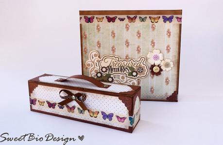 Scatola Valigia porta Album - Suitcase box Album holder DIY Scatola Valigia porta Album - Suitcase box Album holder DIY