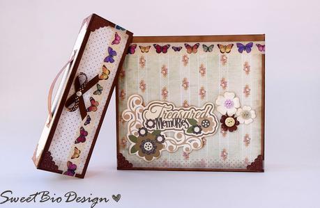 Scatola Valigia porta Album - Suitcase box Album holder DIY Scatola Valigia porta Album - Suitcase box Album holder DIY