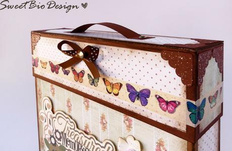 Scatola Valigia porta Album - Suitcase box Album holder DIY Scatola Valigia porta Album - Suitcase box Album holder DIY