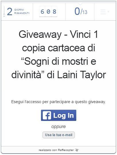 Blog Tour “Sogni di mostri e divinità” – 11° Tappa: 12 buoni motivi per… laini taylor - giveaway
