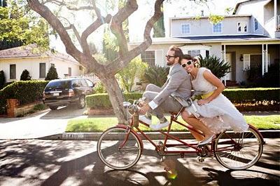 Un matrimonio in bicicletta!!