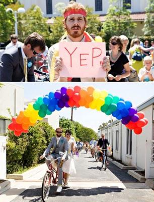 Un matrimonio in bicicletta!!