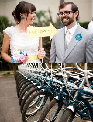 Un matrimonio in bicicletta!!