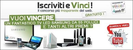 Concorso Gratuito Youbuy: Vinci un Tv Led 3D Samsung e tanti fantastici premi!