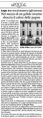 La rassegna stampa del primo trimestre 2011