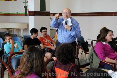 Michele Del Gaudio incontra i ragazzi di Positano