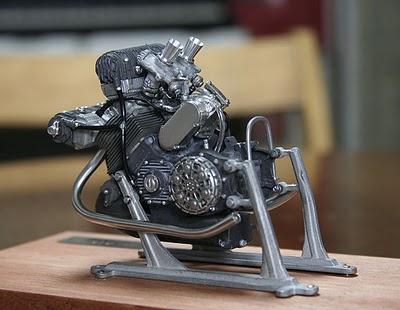 Engines - AJS E95 Porcupine 1954 by Cosmo's Factory