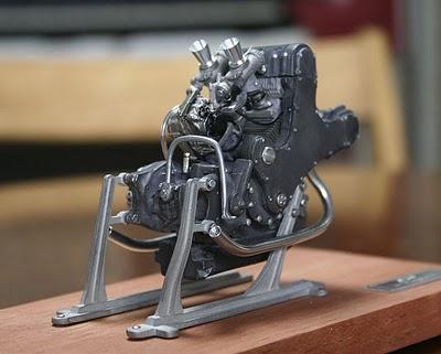 Engines - AJS E95 Porcupine 1954 by Cosmo's Factory