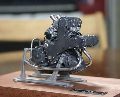 Engines - AJS E95 Porcupine 1954 by Cosmo's Factory