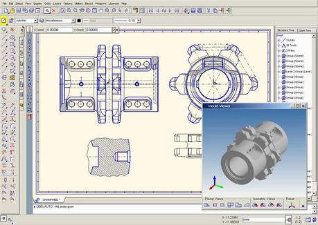 Medusa4 la migliore alternativa ad AutoCad in Linux.