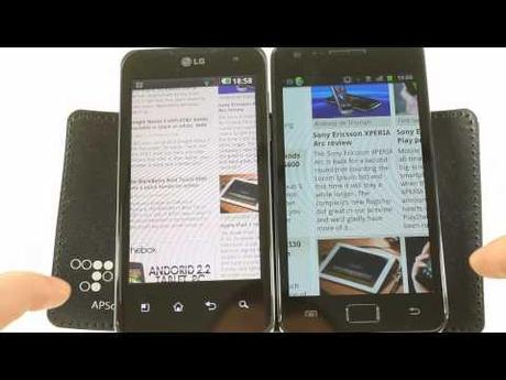 0 Confronto tra LG Optimus Dual e Samsung Galaxy S2