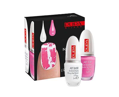 nail art kit white & pop pupa 1