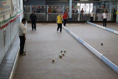 il mio nipote al campionato italiano di bocce