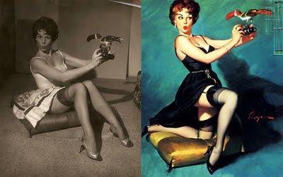 Pin ups before and after