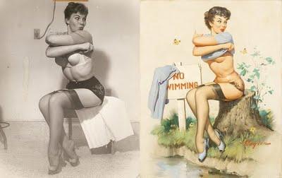 Pin ups before and after