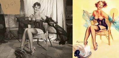 Pin ups before and after