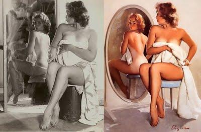 Pin ups before and after