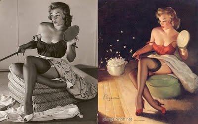 Pin ups before and after