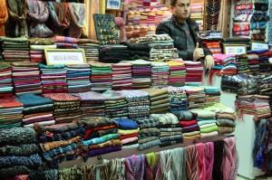 Pashmine al Gran Bazaar di Istanbul