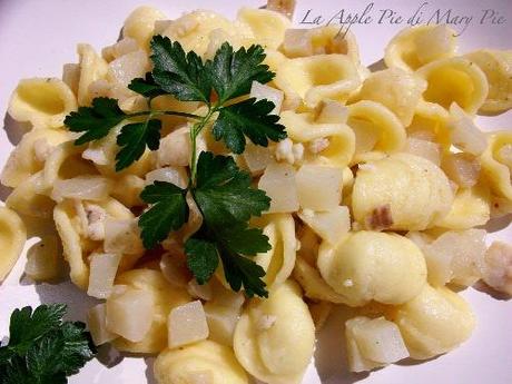 ORECCHIETTE ALLA TROTA E TOPINAMBUR