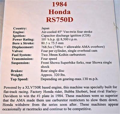 Honda RS 750 Tracker by Cobra