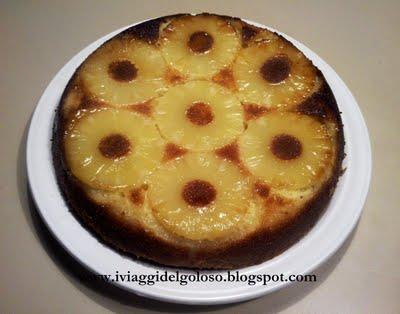 TORTA CON RICOTTA ALL'ANANAS