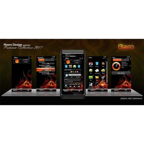 flare 500x500 Tema Flare by PiZero per Smartphone Symbian