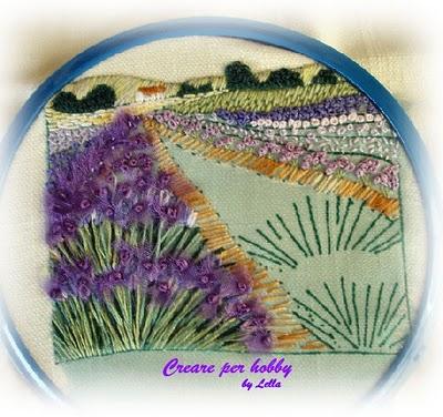 Ricamo: a proposito di lavanda - WIP Ricamo: a proposito di lavanda - WIP