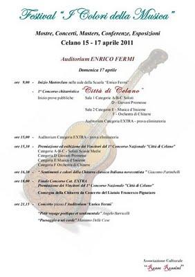 Programma Festival Colori della Musica