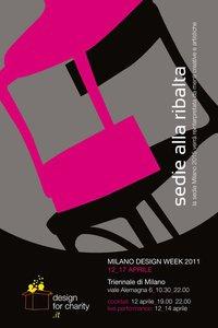 Sedie alla Ribalta (design for charity) in Triennale a Milano