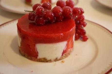 Piccoli cheese cake alla fragola