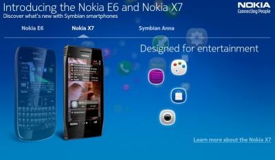 [Caratteristiche, prezzi e disponibilità] Nokia presenta ufficialmente Nokia E6 ed X7, i primi smartphone con Symbian “Anna”