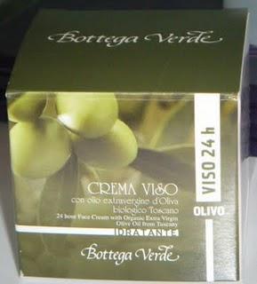 crema viso 24 ore con olio extravergine di oliva biologico toscano - Bottega Verde