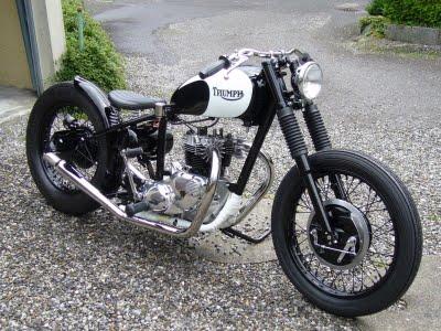 Triumph Bobber Black & White