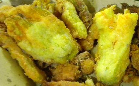 Almanacco 1935: Frittura di fiori di zucca salati